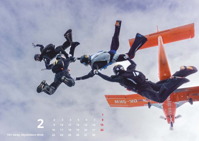 Skydive Kalendář 2026 - Obrázek 4