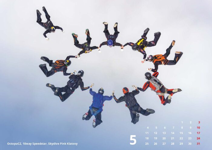 Skydive Kalendář 2026 - Obrázek 7