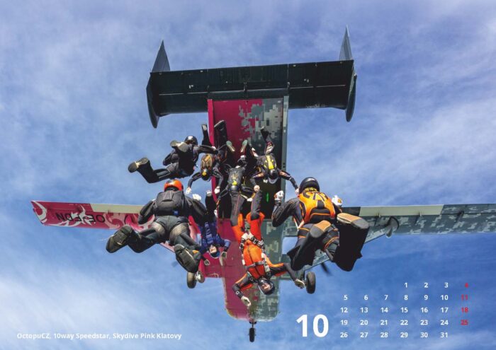 Skydive Kalendář 2026 - Obrázek 12