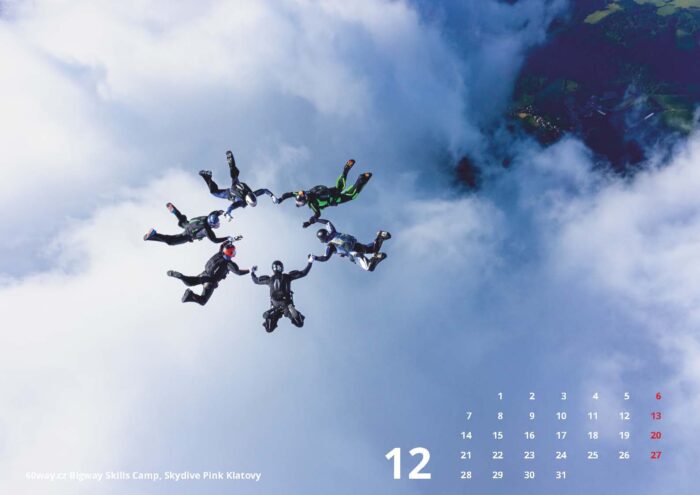 Skydive Kalendář 2026 - Obrázek 14